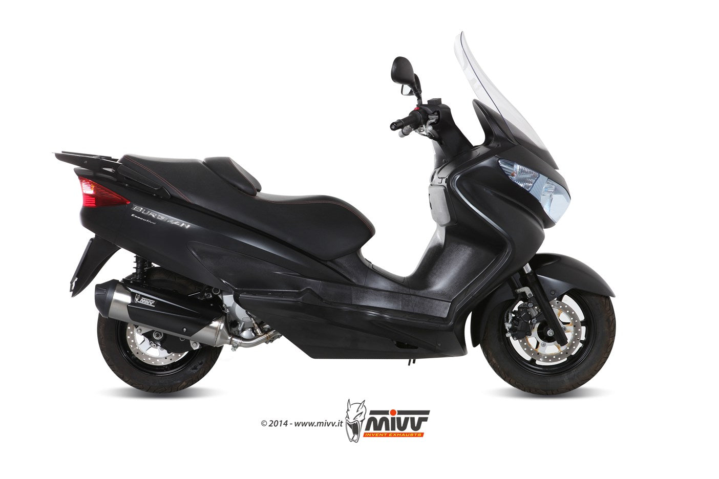 SCARICO COMPLETO IN ACCIAIO INOX RACING MIVV URBAN SUZUKI BURGMAN 200 2007 -2015