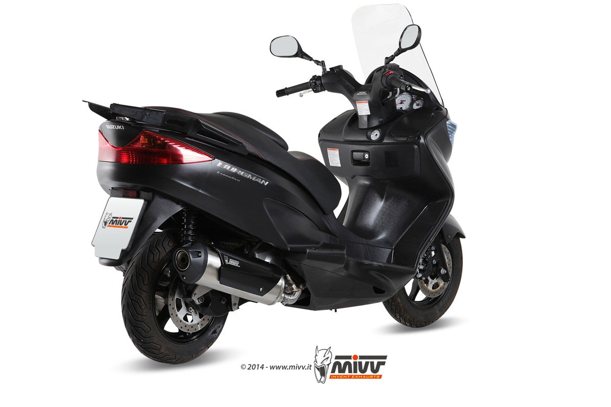 SCARICO COMPLETO IN ACCIAIO INOX MIVV URBAN SUZUKI BURGMAN 200 2007 - 2015
