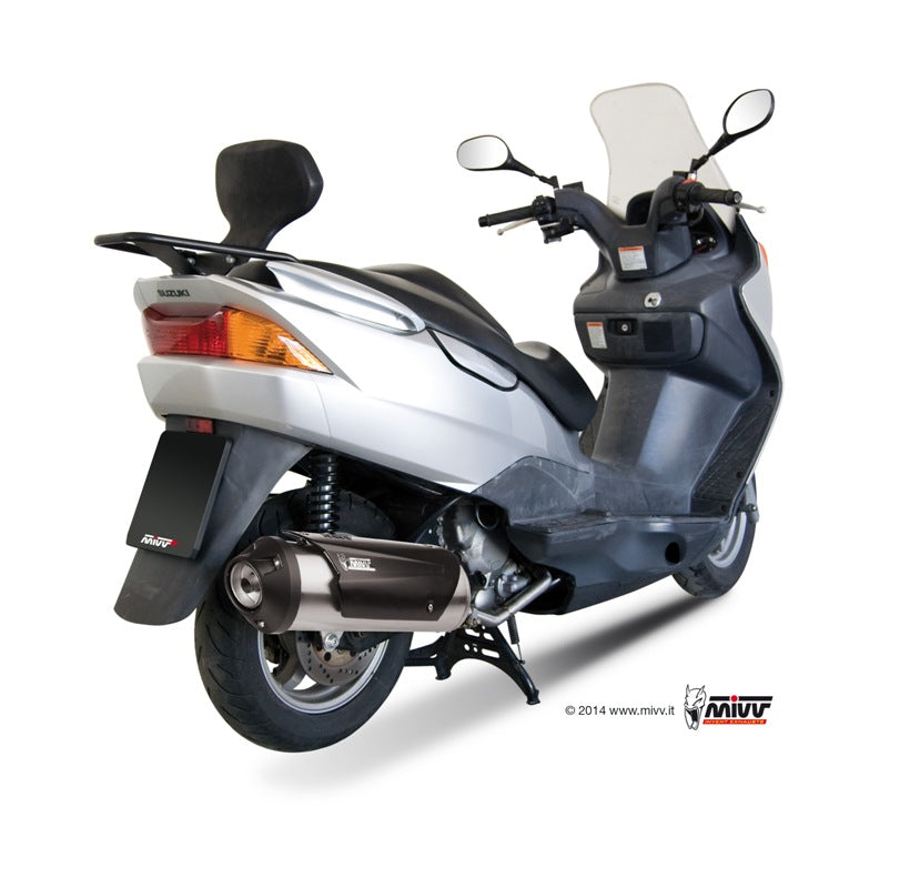 SCARICO COMPLETO IN ACCIAIO INOX MIVV URBAN SUZUKI BURGMAN 125 2002 - 2006