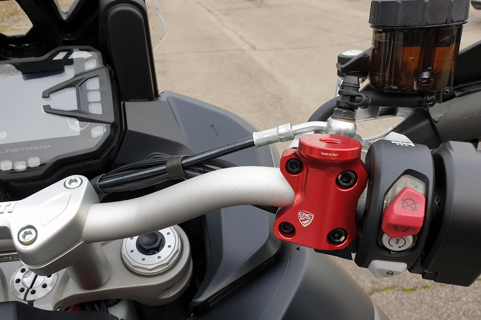 CAVALLOTTO SUPPORTO SPECCHIO DX CNC RACING DUCATI MULTISTRADA 1260 S