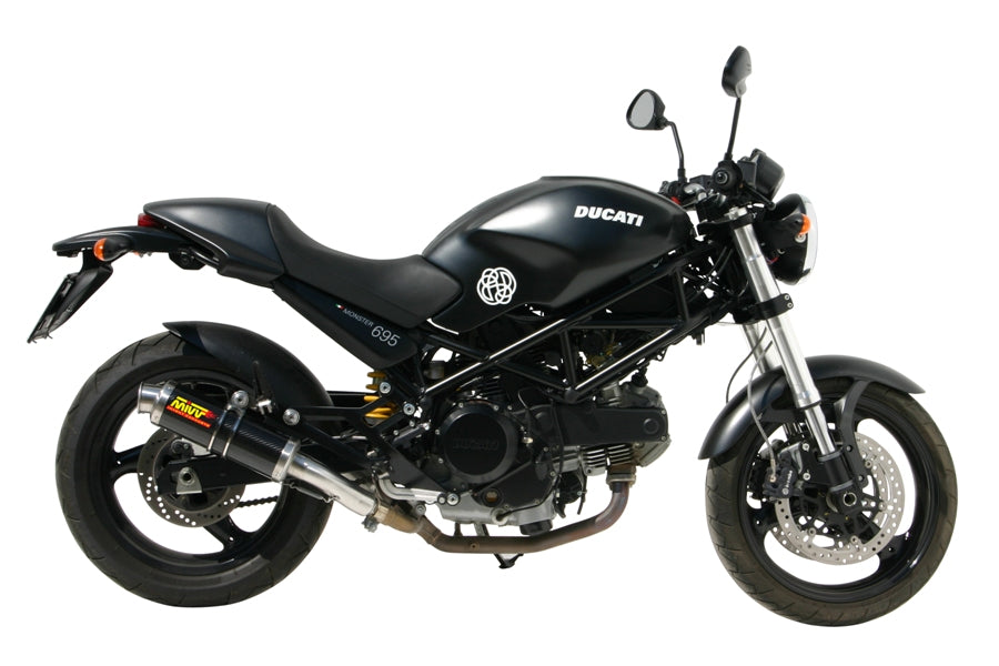 TERMINALI DI SCARICO IN CARBONIO RACING MIVV GP DUCATI MONSTER 695 2006 - 2008