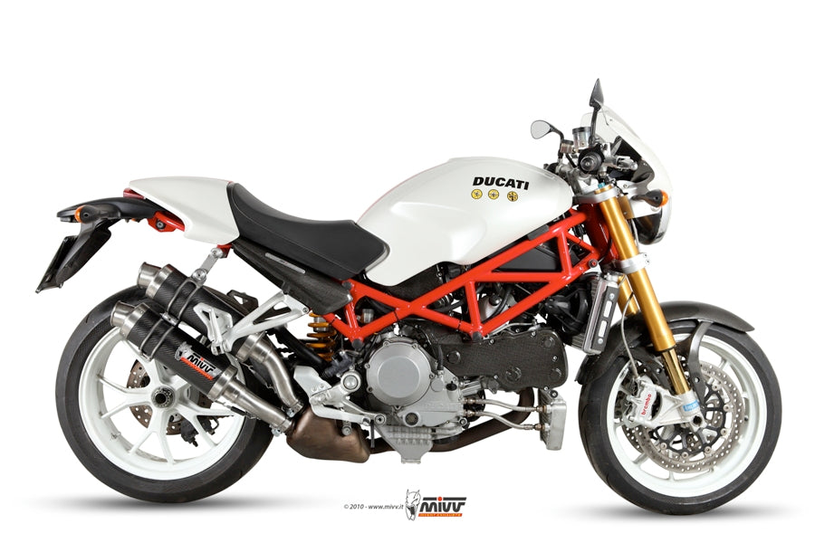 TERMINALI DI SCARICO IN CARBONIO MIVV GP DUCATI MONSTER S4RS 2006 - 2008