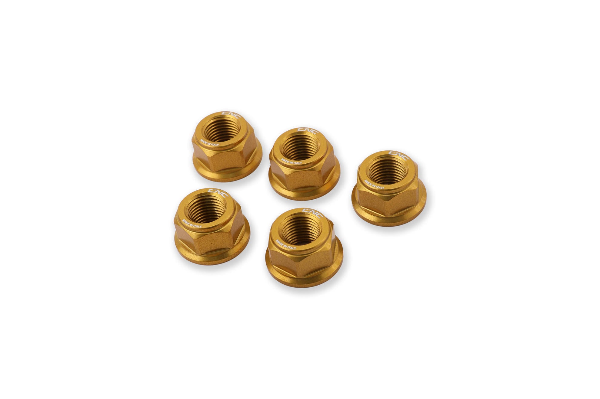 DADI FLANGIA PORTACORONA M10X1.25 CNC RACING MV AGUSTA BRUTALE 800 ROSSO