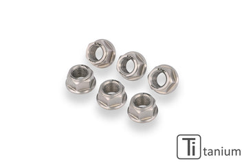 Dadi Flangia Portacorona M10X1 Titanio Cnc Racing Ducati Diavel 1260
