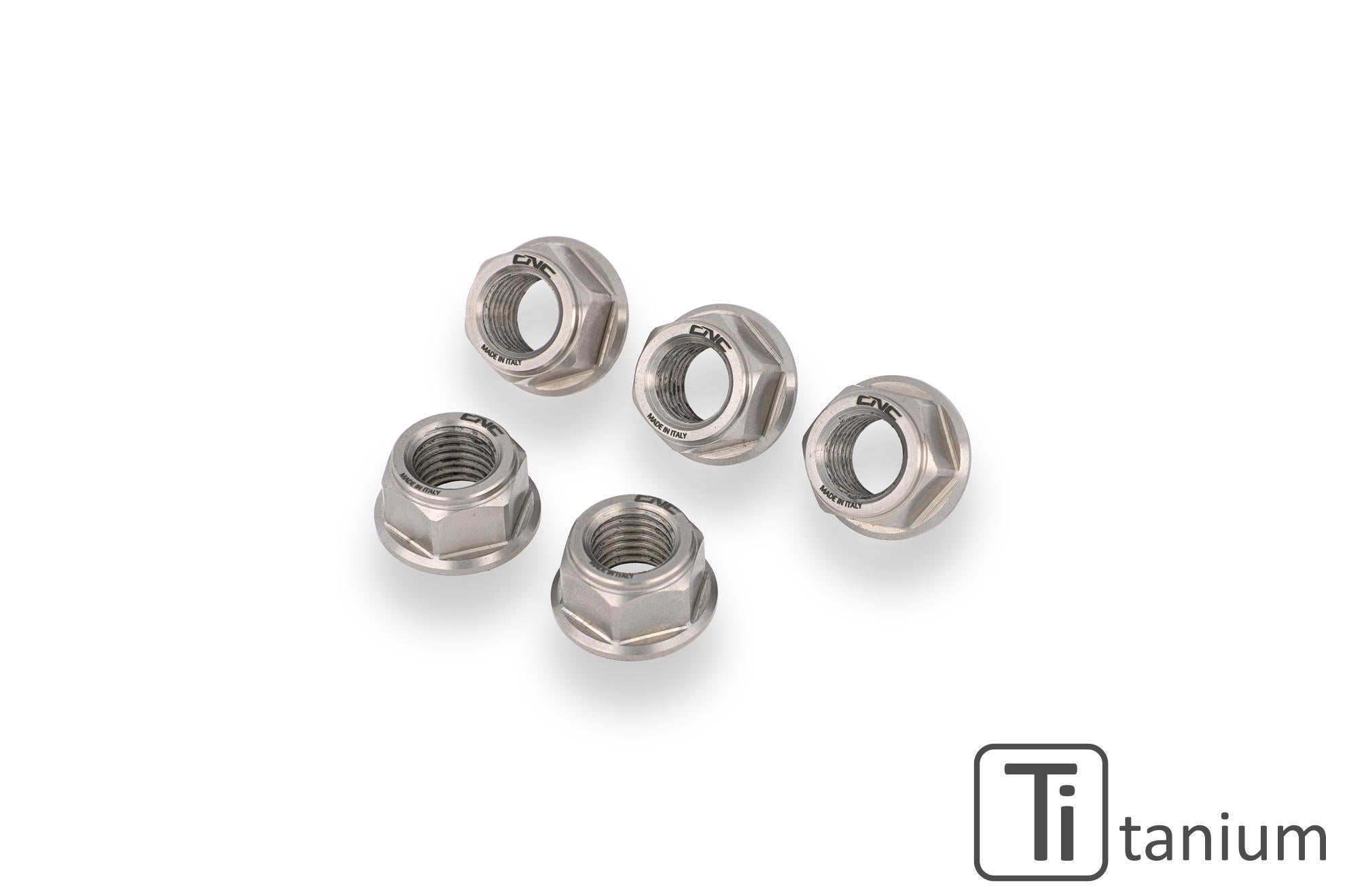 DADI FLANGIA PORTACORONA M10X1 TITANIO CNC RACING DUCATI HYPERSTRADA 939