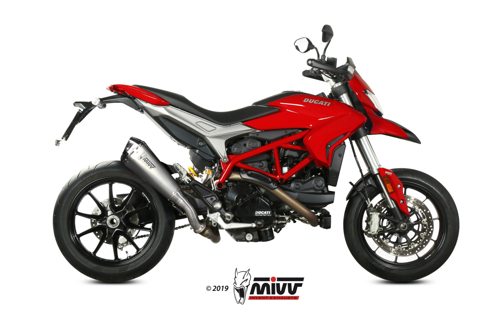 TERMINALE DI SCARICO ACCIAIO INOX MIVV DELTA RACE DUCATI HYPERMOTARD 939 2016-18