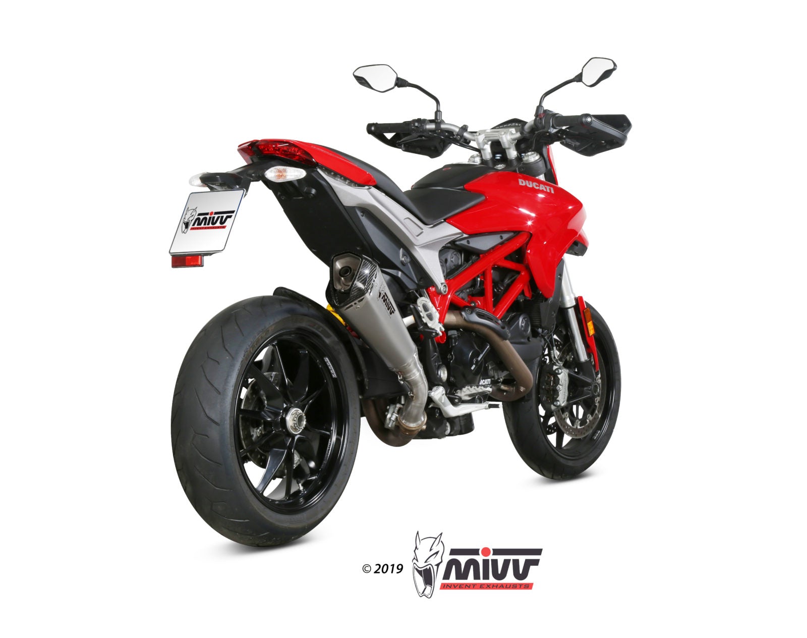 TERMINALE DI SCARICO ACCIAIO INOX MIVV DELTA RACE DUCATI HYPERMOTARD 939 2016-18