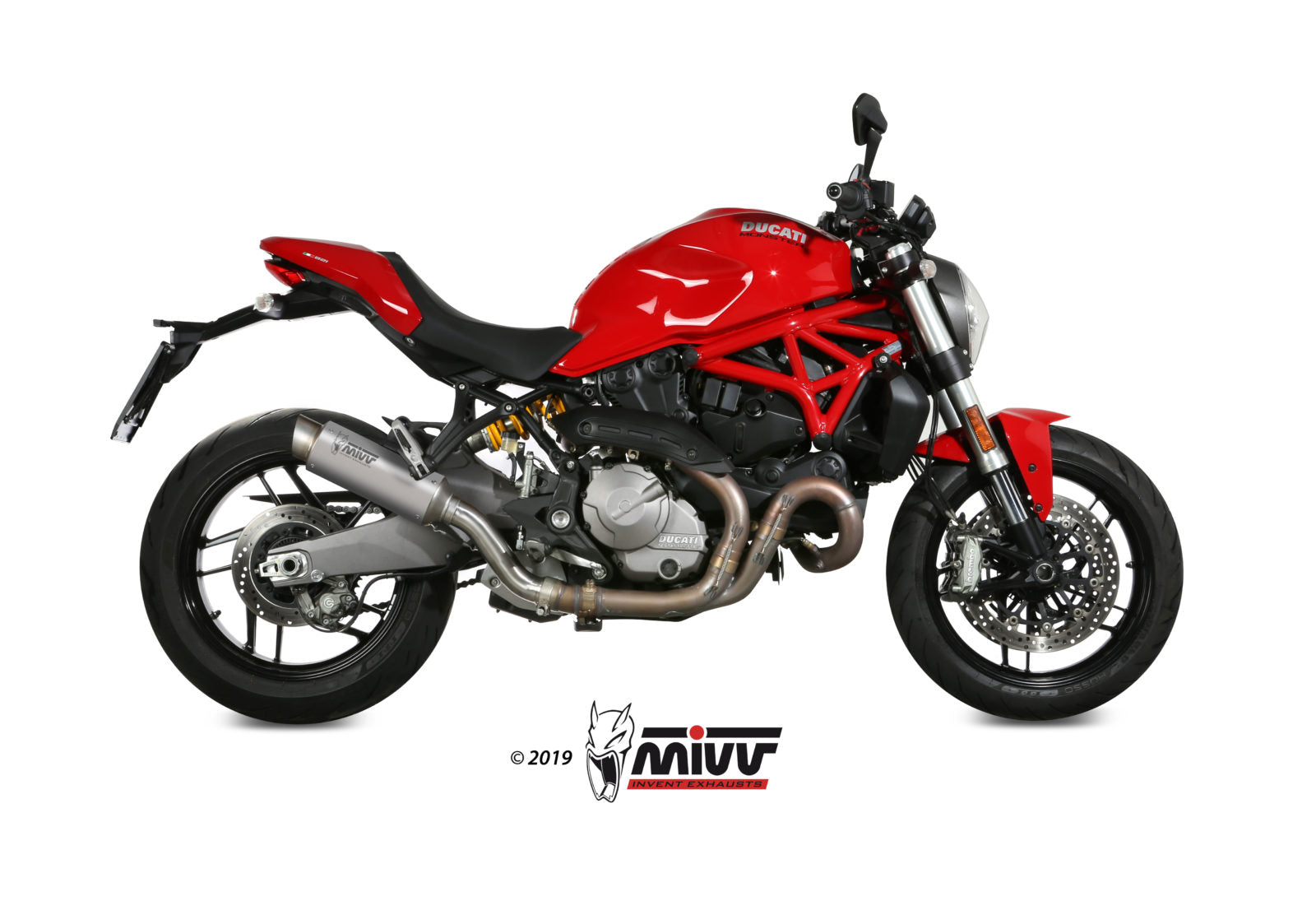 TERMINALE DI SCARICO IN TITANIO MIVV GPPRO DUCATI MONSTER 821 2018 - 2020