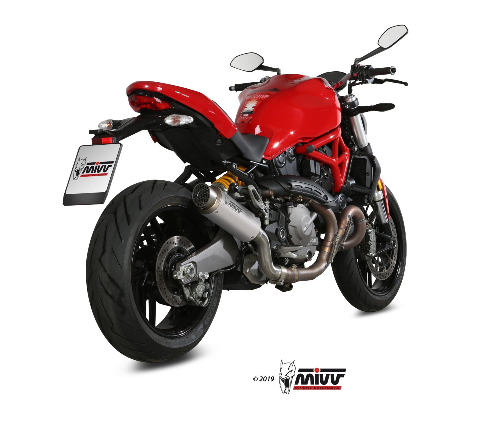 TERMINALE DI SCARICO IN TITANIO MIVV GPPRO DUCATI MONSTER 821 2018 - 2020