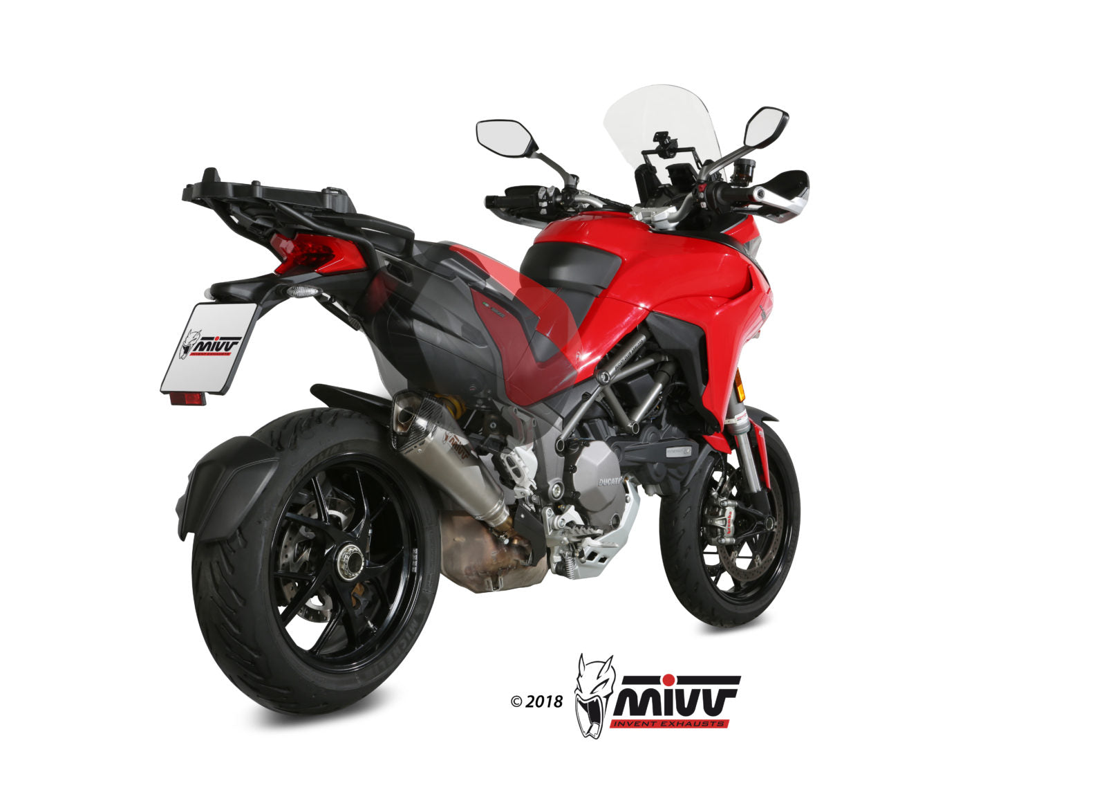 TERMINALE DI SCARICO ACCIAIO INOX MIVV DELTA RACE DUCATI MULTISTRADA1200 2015-17