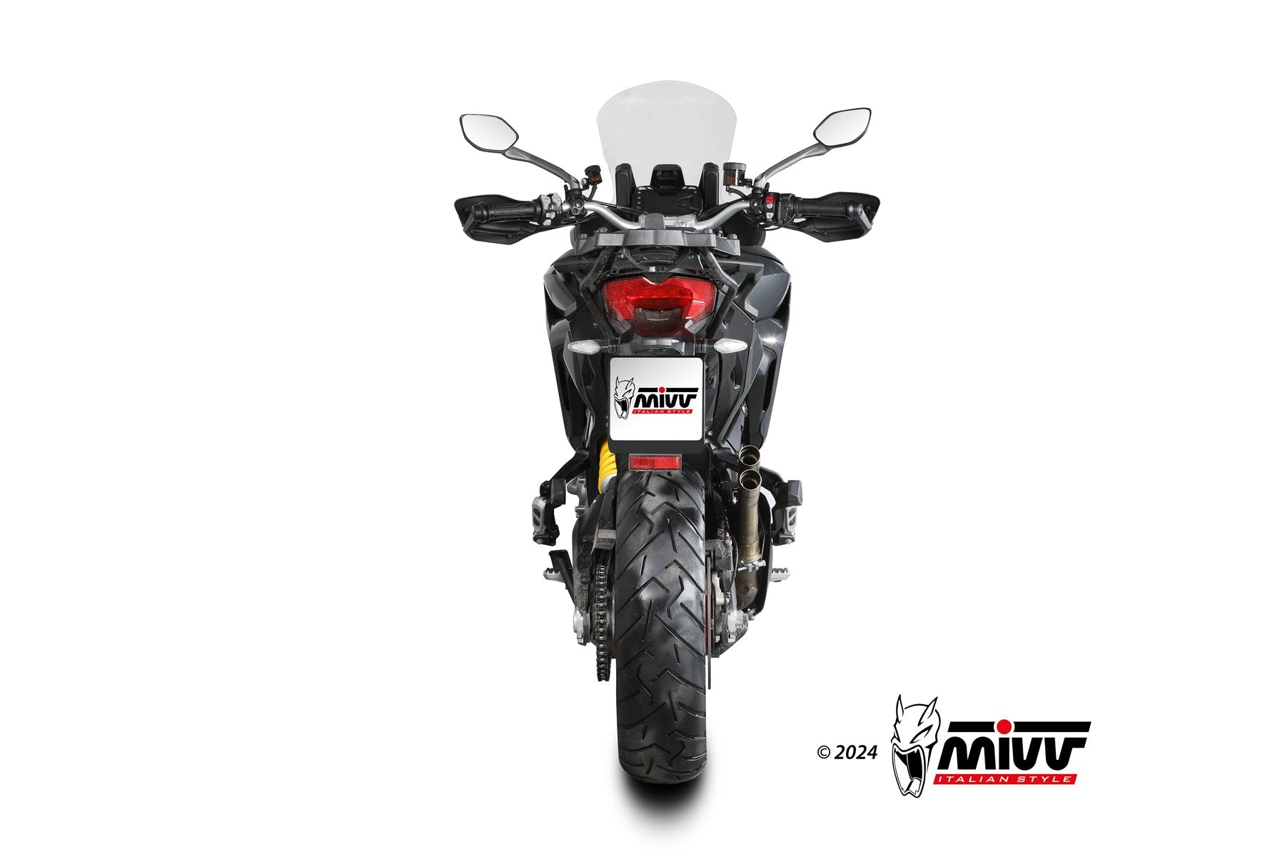 TERMINALE DI SCARICO INOX MIVV DOUBLE GUN DUCATI MULTISTRADA V2/S 2022-24