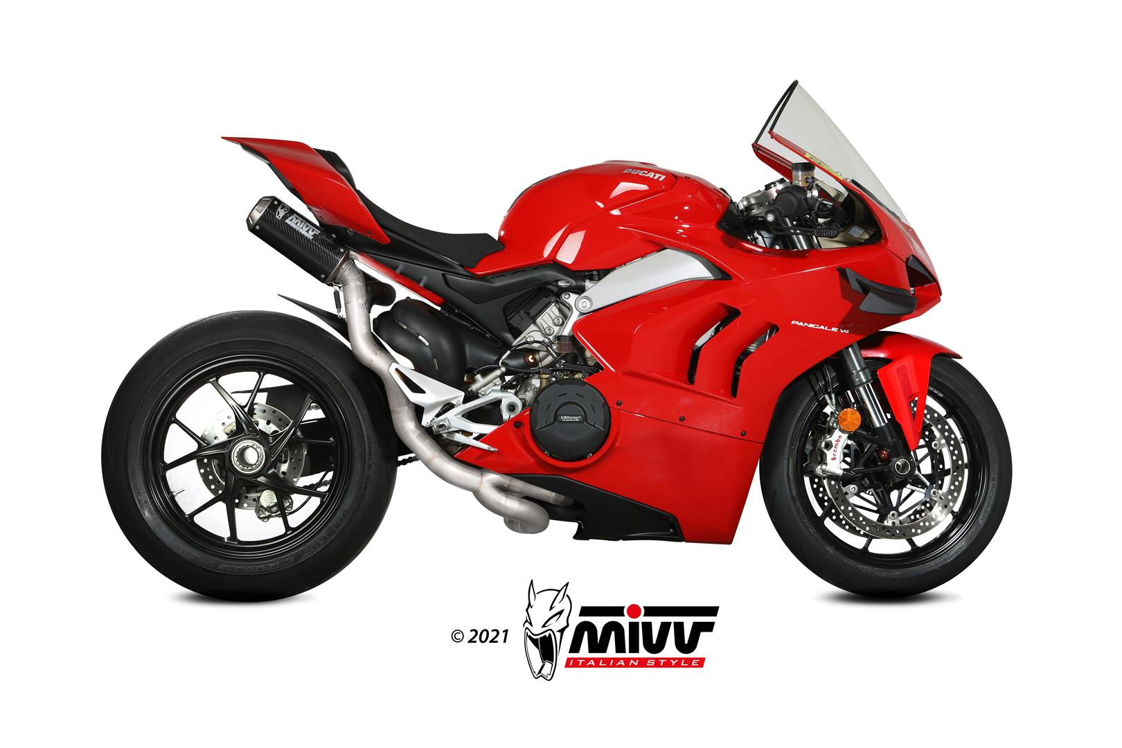 SCARICO COMPLETO SOTTOSELLA CARBONIO RACING MIVV MK3 DUCATI PANIGALE V4 2018-22