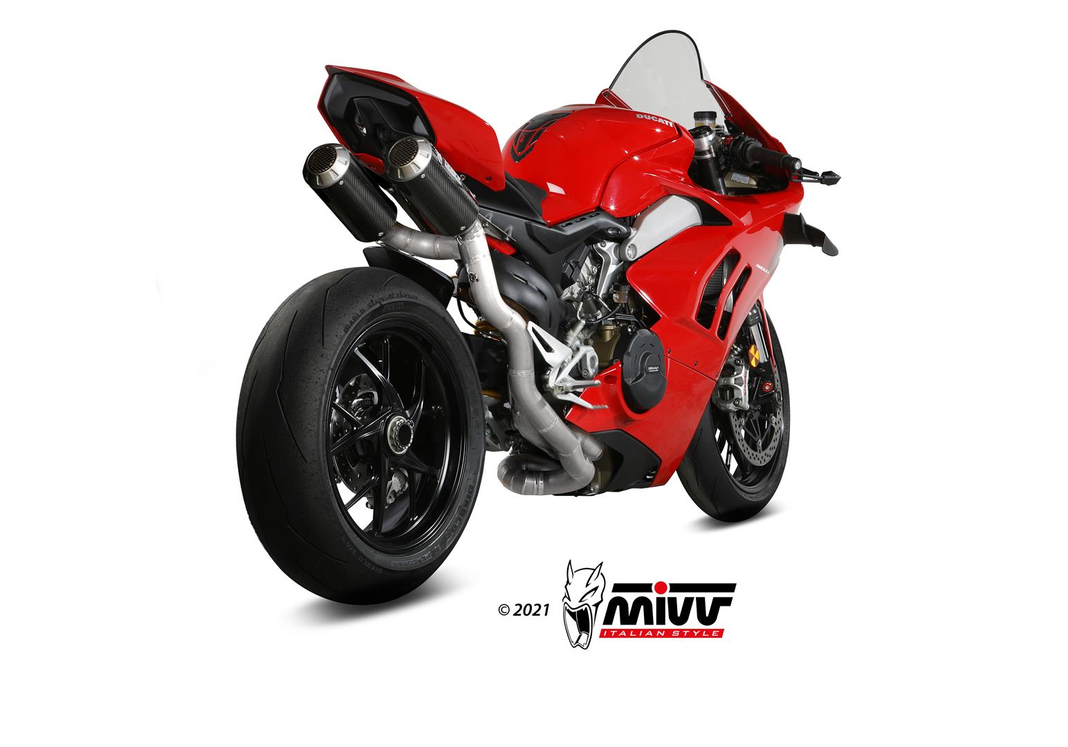 SCARICO COMPLETO SOTTOSELLA CARBONIO RACING MIVV MK3 DUCATI PANIGALE V4 2018-22