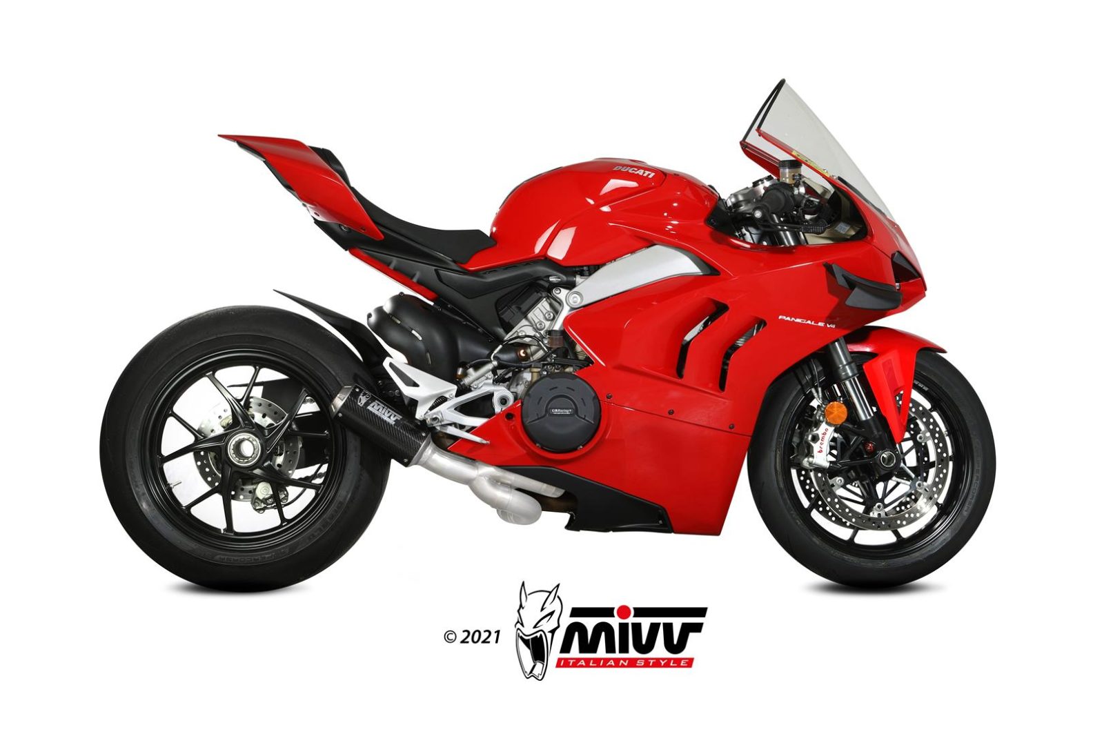 SCARICO COMPLETO IN CARBONIO RACING MIVV MK3 DUCATI PANIGALE V4 2018 - 2022