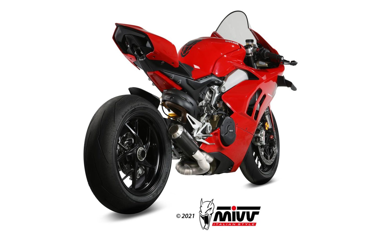 SCARICO COMPLETO IN CARBONIO RACING MIVV MK3 DUCATI PANIGALE V4 2018 - 2022