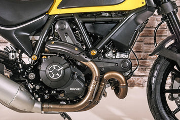 Copricinghie Carbonio Opaco Cnc Racing Ducati Scrambler 800 Cafe Racer 2017-21