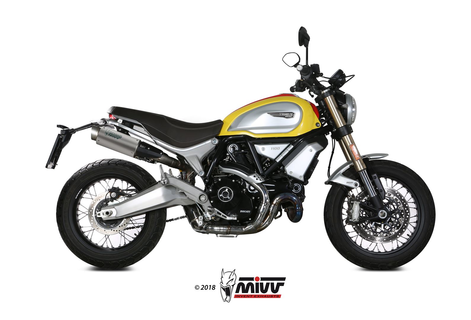 TERMINALI DI SCARICO IN TITANIO MIVV GPPRO DUCATI SCRAMBLER 1100 2018 - 2020