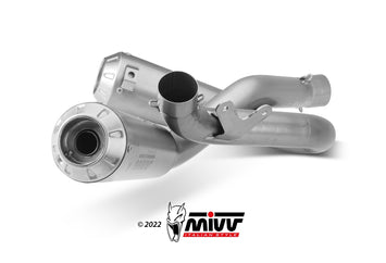Terminali Di Scarico In Titano Racing Mivv X-M1 Ducati Streetfighter V4 2020-22