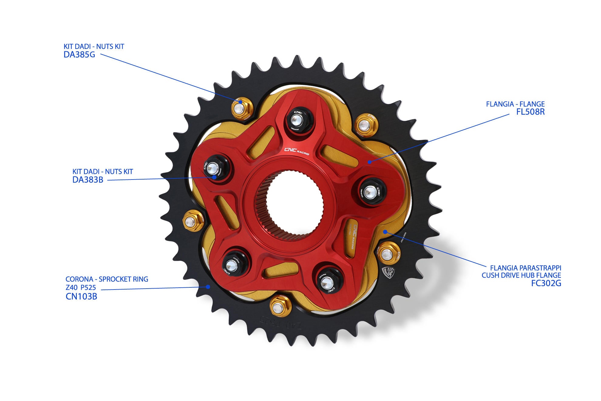 FLANGIA PARASTRAPPI NERO CNC RACING MV AGUSTA SUPERVELOCE 800