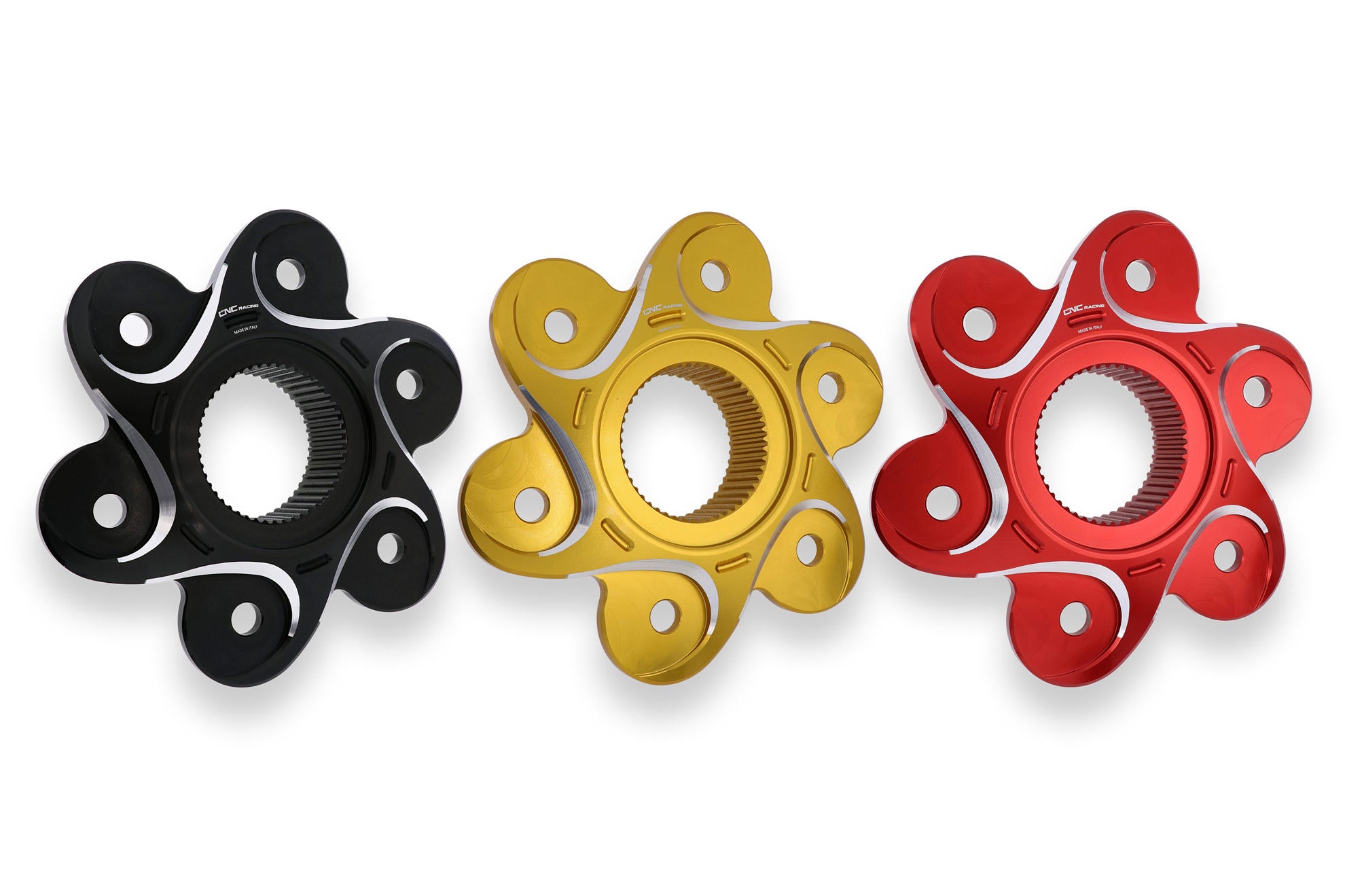 FLANGIA PORTACORONA BICOLOR NERO CNC RACING DUCATI 1199 PANIGALE