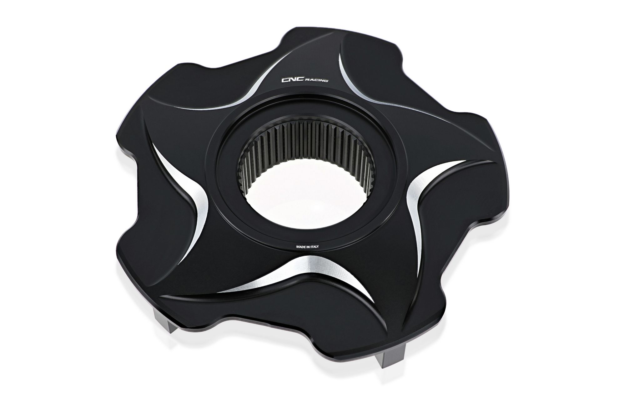 FLANGIA PORTACORONA BICOLORE NERO CNC RACING MV AGUSTA DRAGSTER 800 RR 2015-17