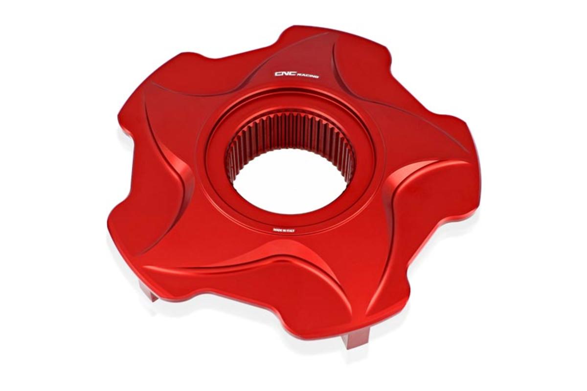 FLANGIA PORTACORONA NERO CNC RACING MV AGUSTA BRUTALE 1090 CORSA 2013-16