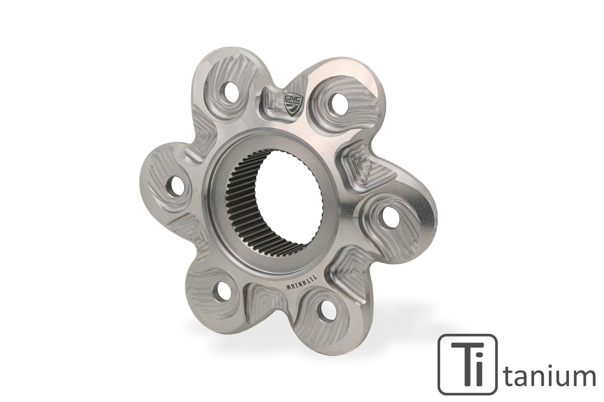 FLANGIA PORTACORONA TITANIO CNC RACING DUCATI STREETFIGHTER V4 SP2