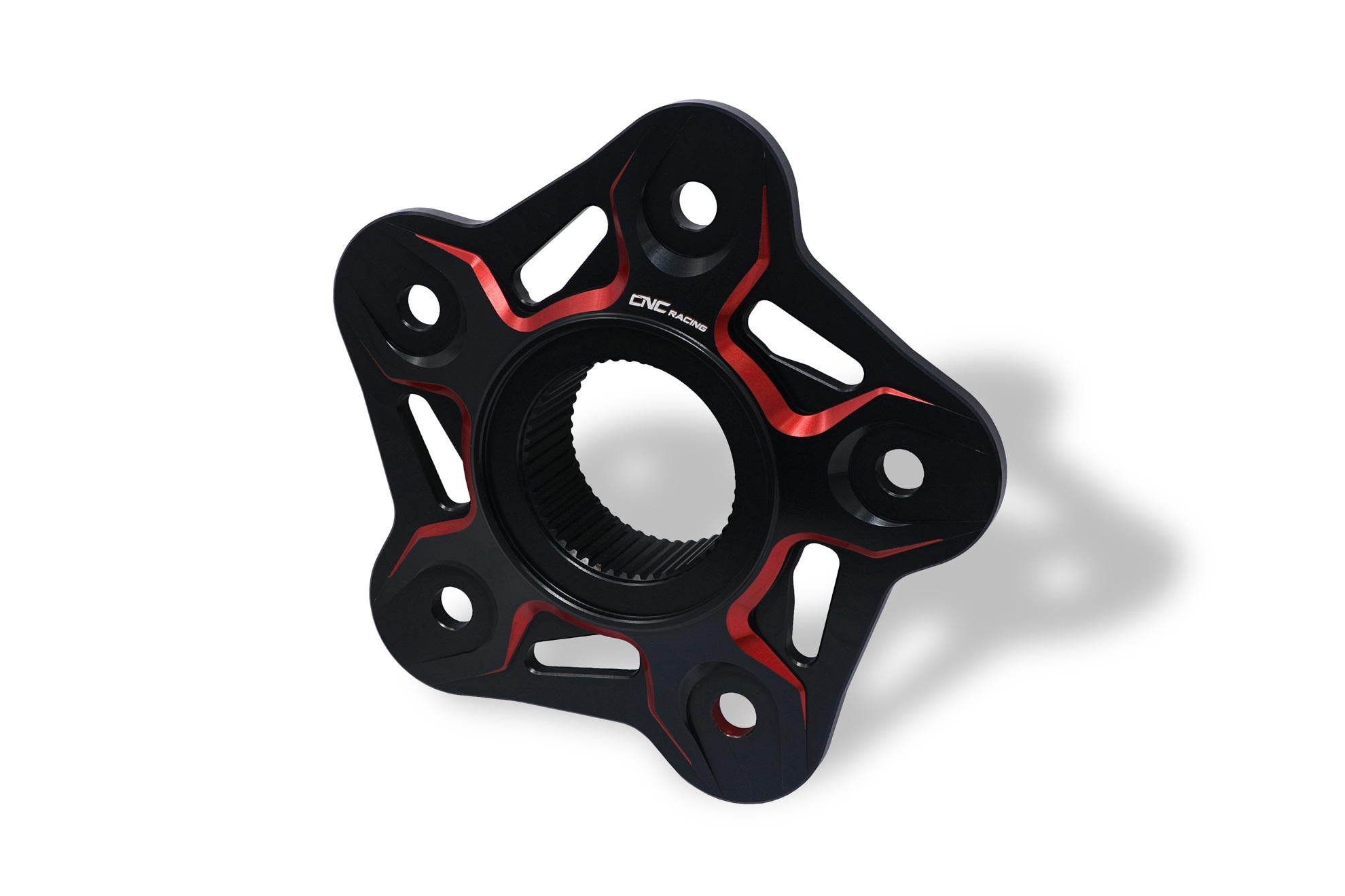 FLANGIA PORTACORONA NERO/ORO CNC RACING MV AGUSTA TURISMO VELOCE 800 RC