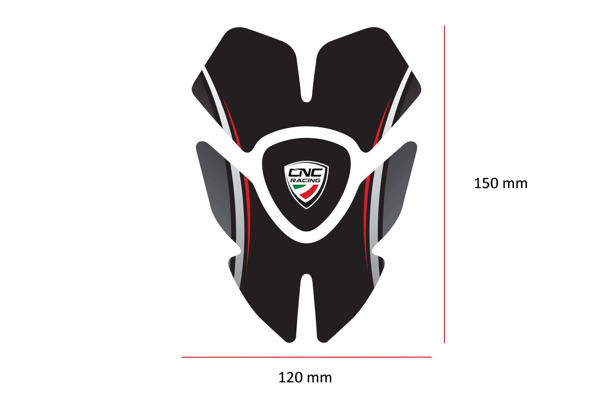 ADESIVO PROTEZIONE SERBATOIO CARBURANTE CNC RACING DUCATI MONSTER 1200 S