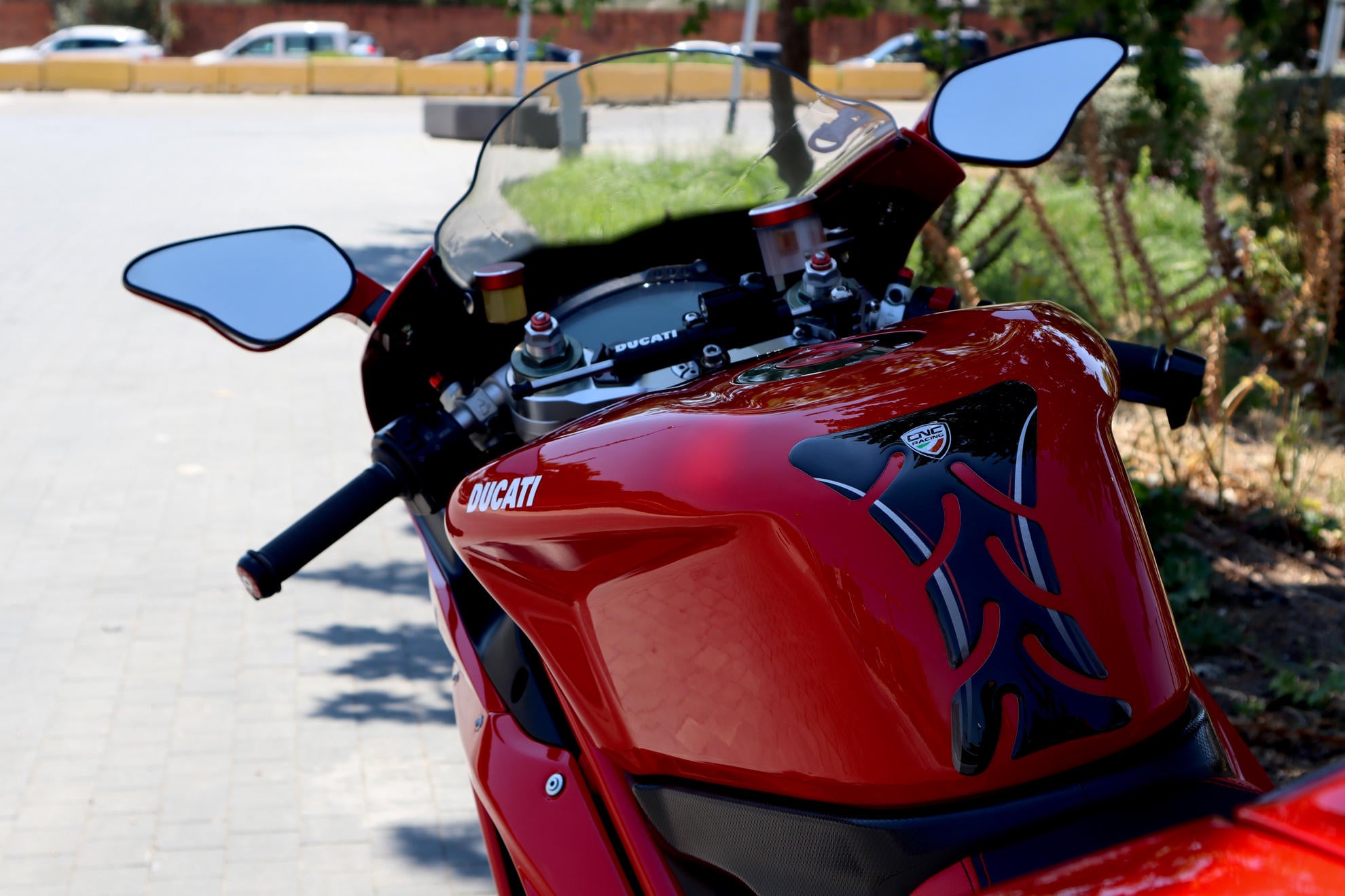 ADESIVO PROTEZIONE SERBATOIO CARBURANTE CNC RACING DUCATI 848 EVO