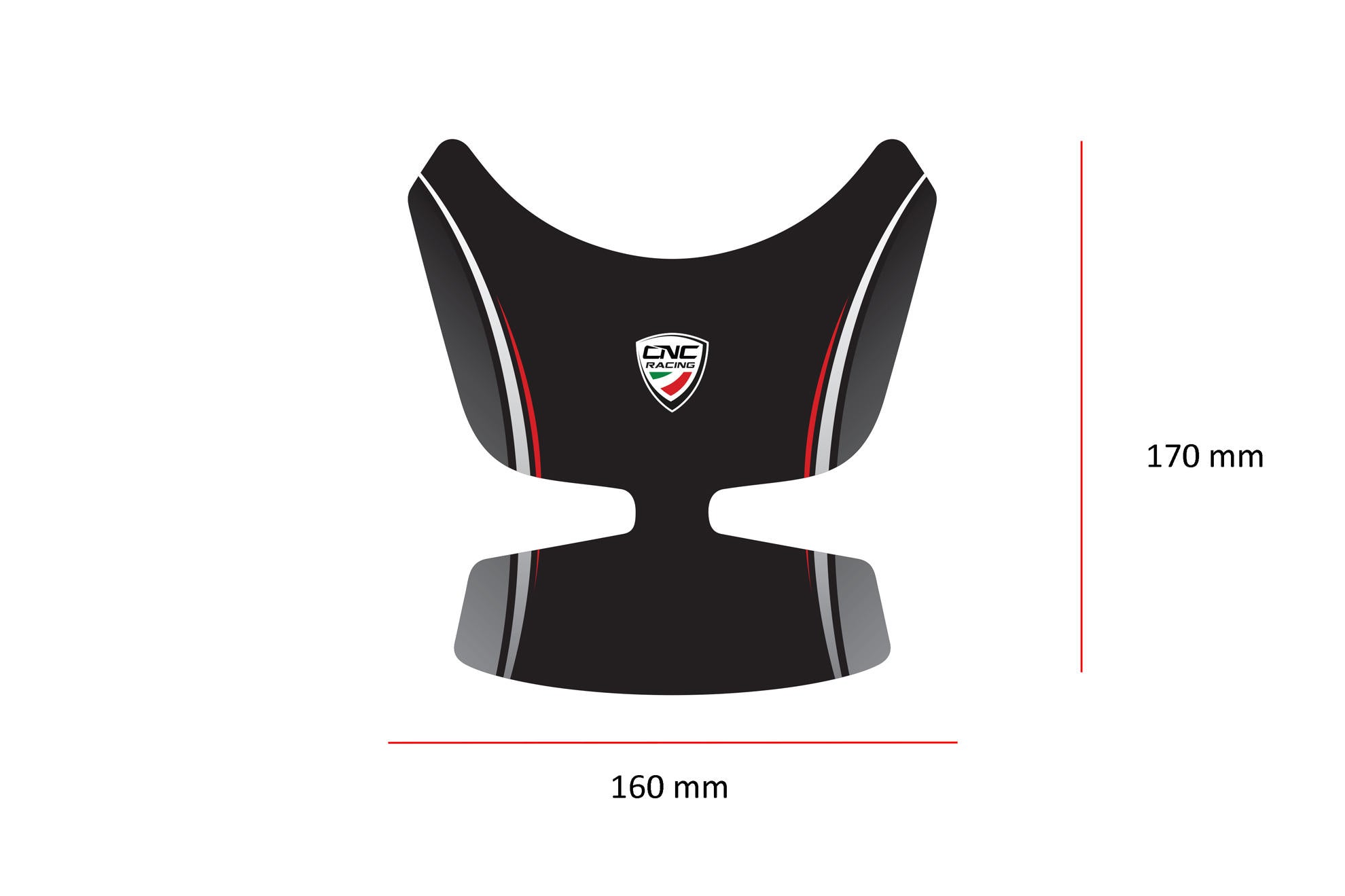 ADESIVO PROTEZIONE SERBATOIO CNC RACING DUCATI MULTISTRADA 1260 2018-20