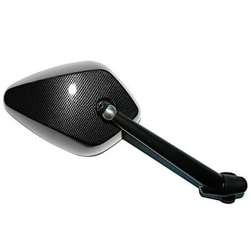 FAR BAR END MIRROR EL CAPITAN CARBON LOOK LEFT/RIGHT MOTORCYCLE MIRROR