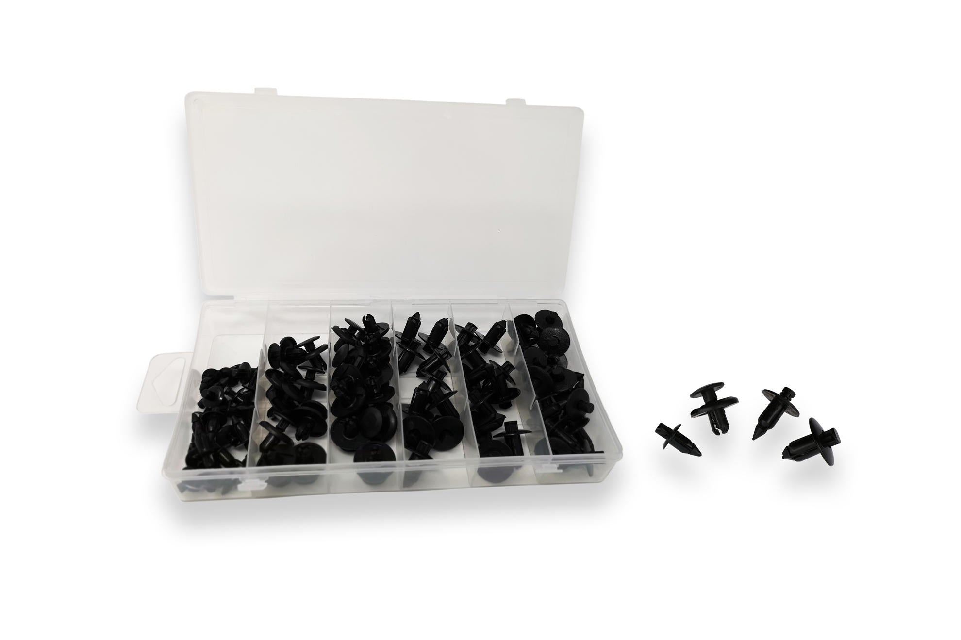 KIT RIVETTI IN PLASTICA PER CARENE MOTO 80PZ CNC RACING