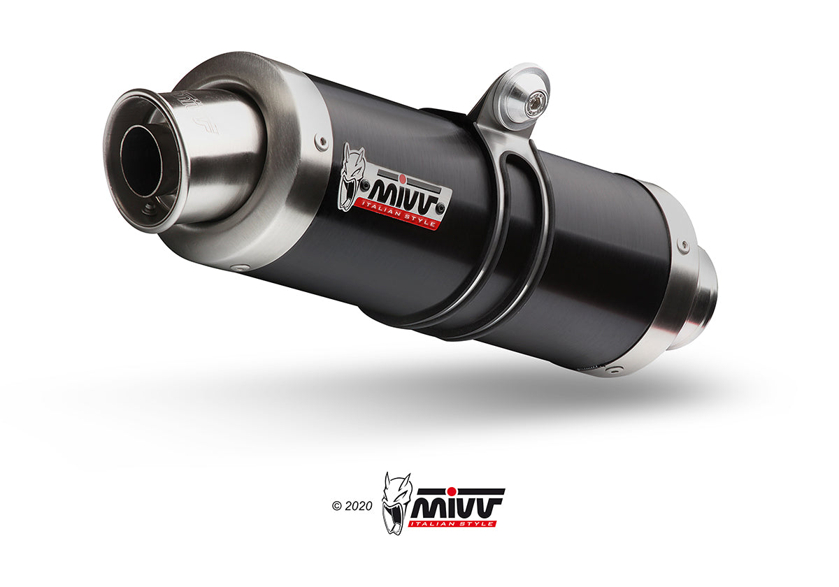 SCARICO COMPLETO IN ACCIAIO INOX NERO MIVV GP HONDA CB 125 F 2021 - 2024