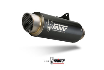 Scarico Completo Mivv Inox Nero Gppro Suzuki Gsx-S 125 2017-2020
