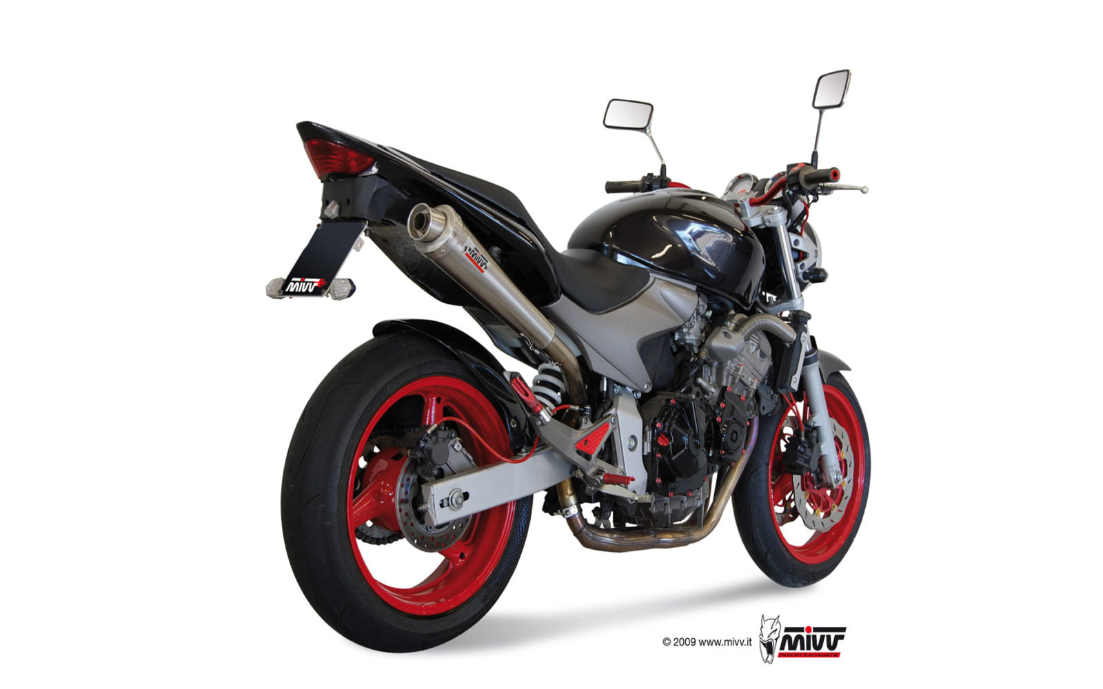 TERMINALE DI SCARICO IN ACCIAIO INOX MIVV X-CONE HONDA HORNET 600 2003 - 2006