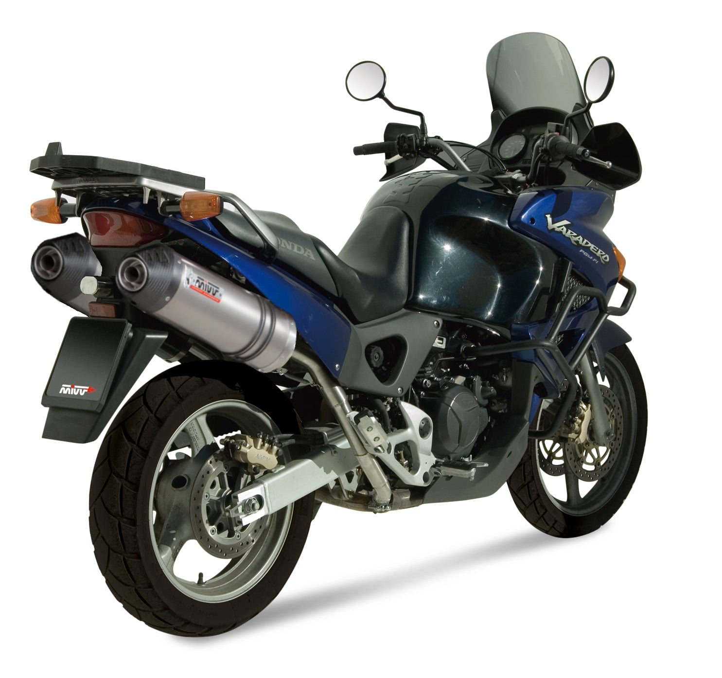 TERMINALI DI SCARICO IN TITANIO MIVV OVAL HONDA XL 1000 VARADERO 2003 - 2011