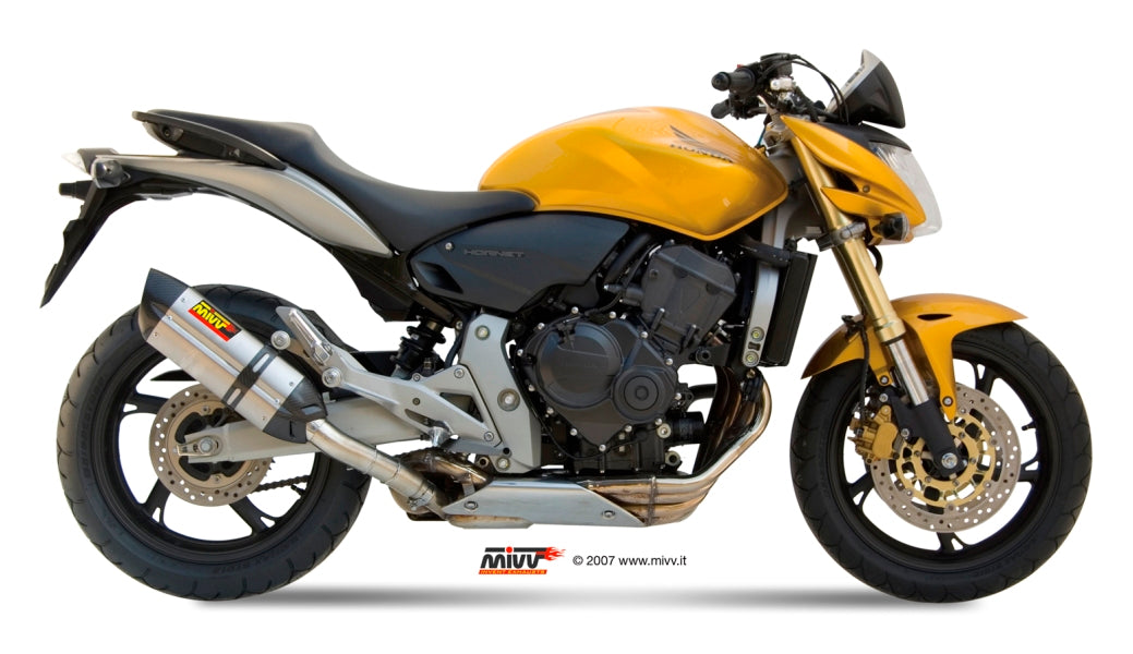 TERMINALE DI SCARICO IN ACCIAIO INOX MIVV SUONO HONDA HORNET 600 2007 - 2013