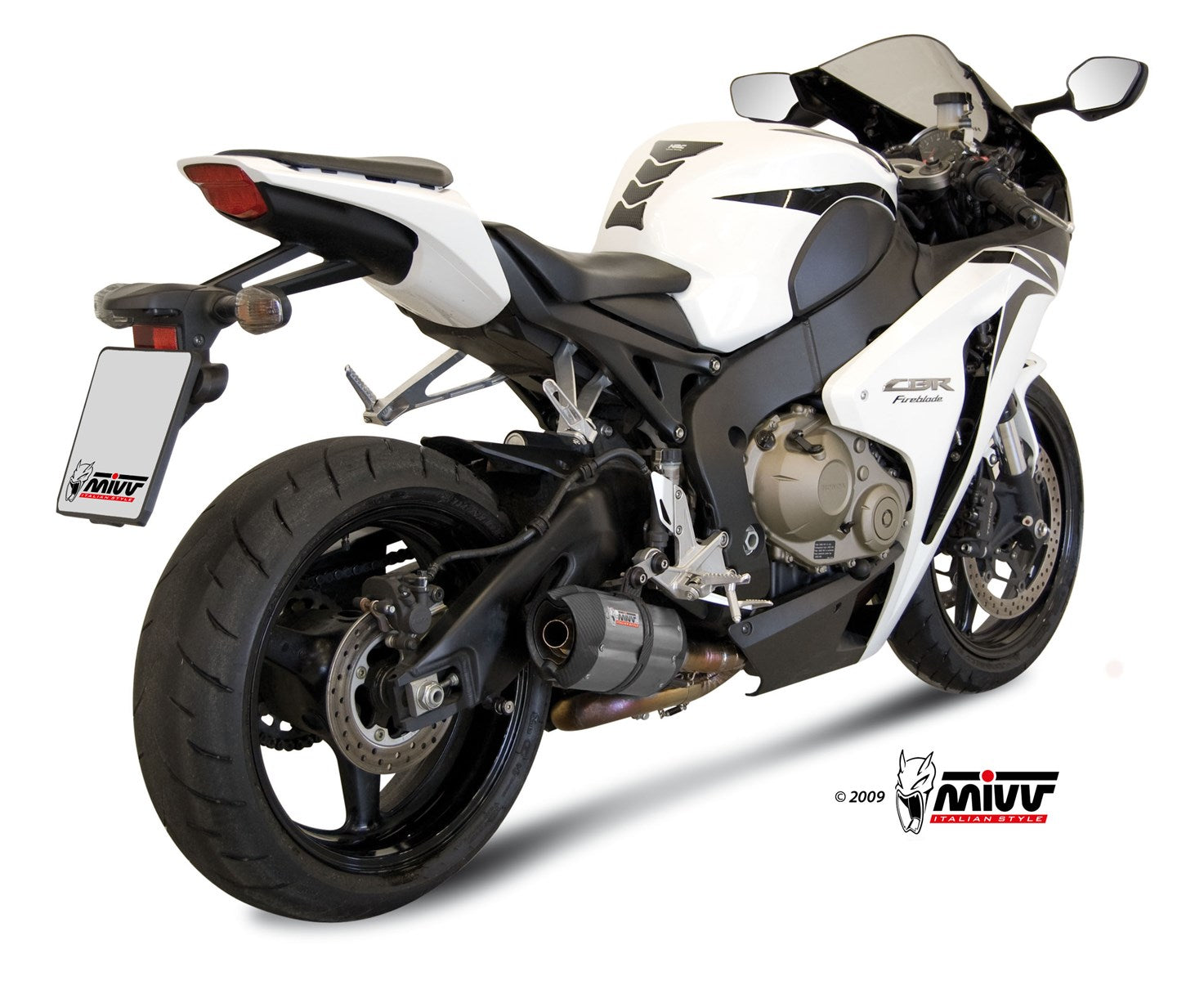 TERMINALI DI SCARICO IN ACCIAIO INOX MIVV SUONO HONDA CBR 1000 RR 2008 - 2013