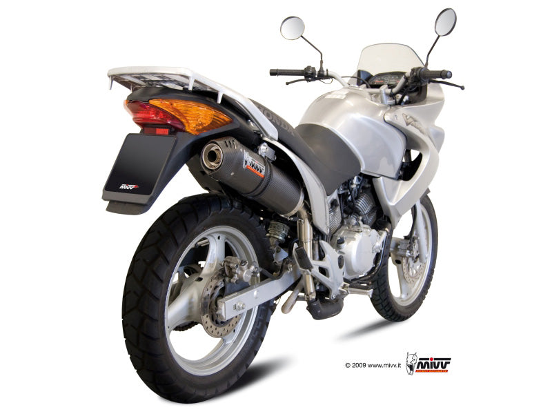 TERMINALE DI SCARICO IN CARBONIO MIVV OVAL HONDA XL 125 VARADERO 2007 - 2011