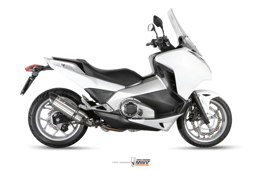 TERMINALI DI SCARICO IN ACCIAIO INOX MIVV SUONO HONDA NC 700 S / X 2012 - 2014