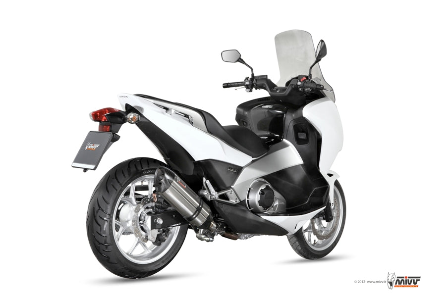TERMINALI DI SCARICO IN ACCIAIO INOX MIVV SUONO HONDA NC 700 S / X 2012 - 2014