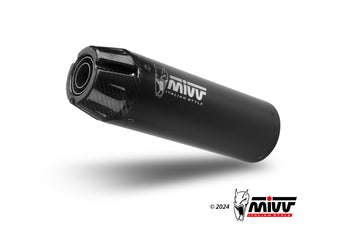 Scarico Completo Mivv Inox Nero Racing Hr-1 Kawasaki Vulcan S 2017-2023