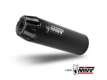 Terminali Di Scarico Inox Nero Mivv Hr-1 Honda Cmx 1100 Rebel 2022-24