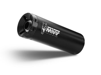 Terminale Di Scarico Inox Nero Mivv Hr-1 Royal Enfield Hntr 350 2022-24