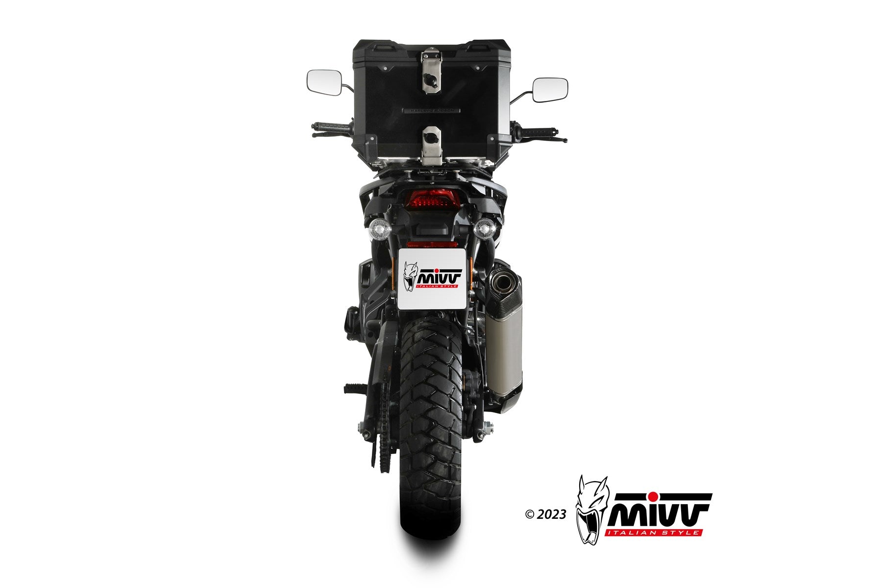 TERMINALE DI SCARICO TITANIO MIVV SPEED EDGE HARLEY PAN AMERICA SPECIAL 2021-24