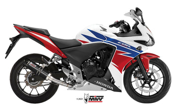 Terminale Di Scarico Inox Nero Mivv Gp Honda Cbr 500 R 2013-2015