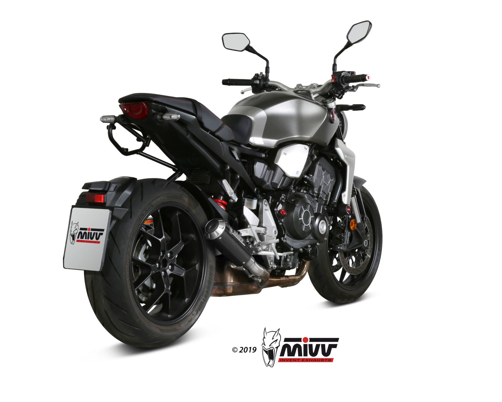 TERMINALI DI SCARICO IN CARBONIO MIVV MK3 HONDA CB 1000 R 2018 - 2024