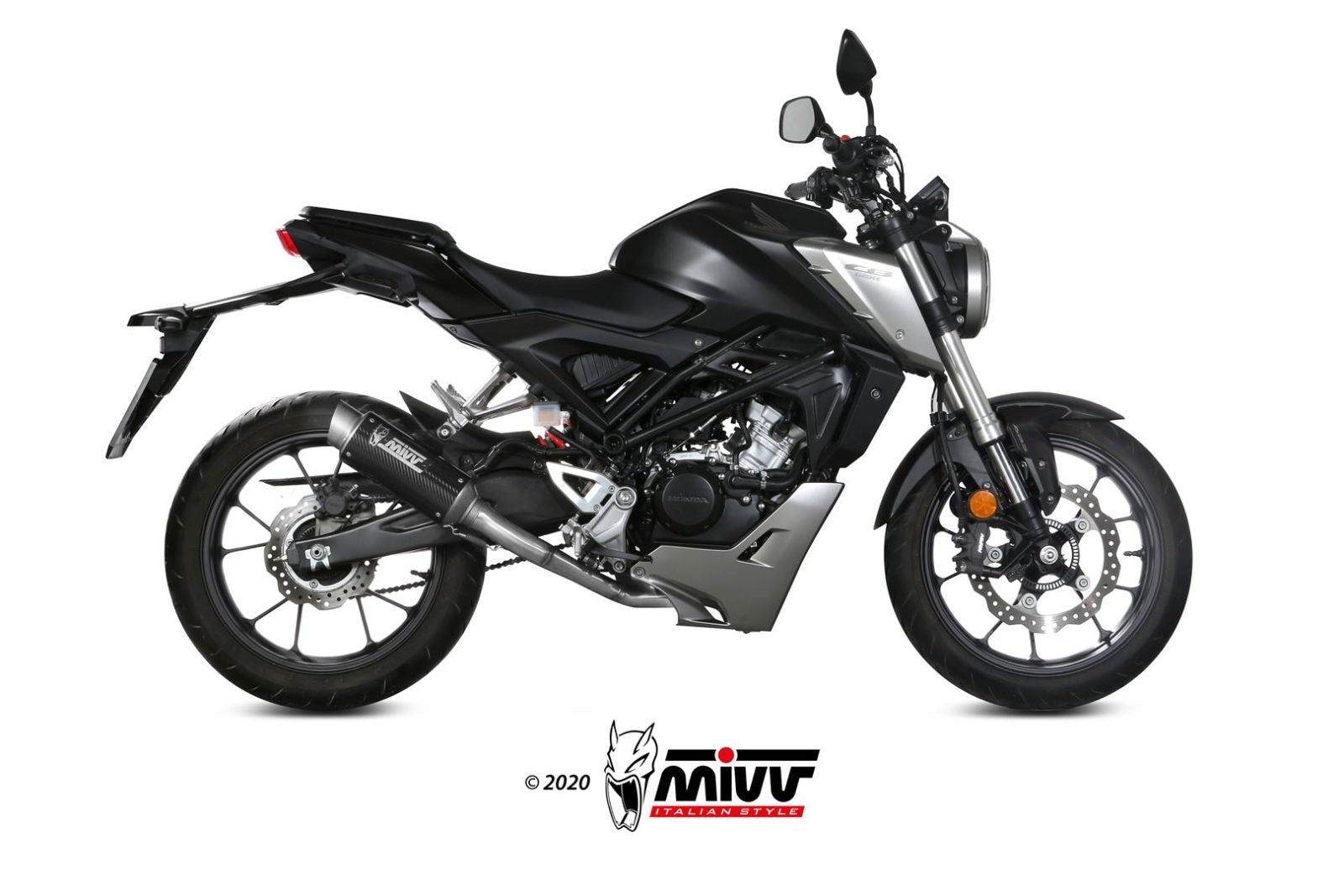 SCARICO COMPLETO IN CARBONIO MIVV GPPRO HONDA CB 125 R 2018 - 2020