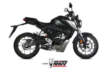 Scarico Completo Mivv Inox Nero Racing Mk3 Honda Cb 125 R 2018-2020